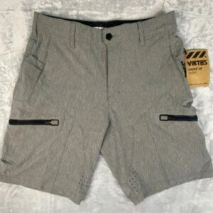 Viktos Kadre XP Shorts Mens 34 Gray Outdoor Tactical Hiking Vented Stretch Cargo